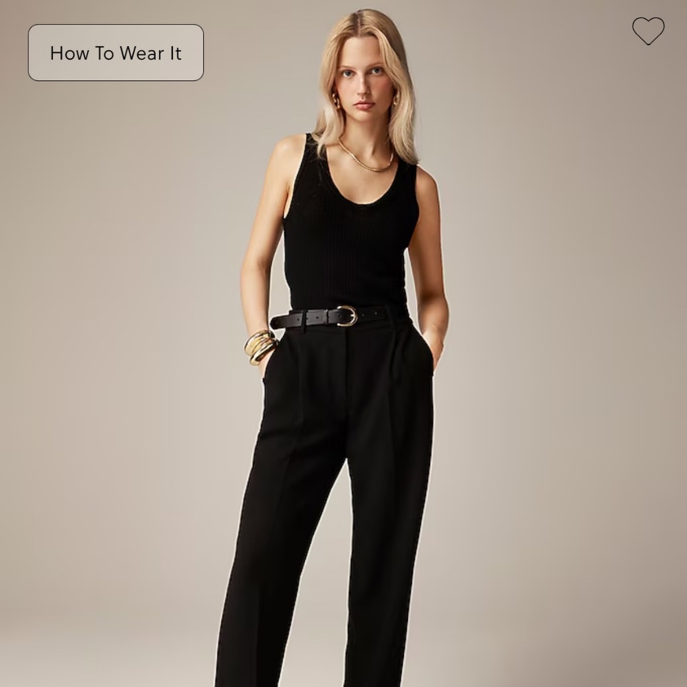 NWT J. Crew Essential Pants in City Crepe